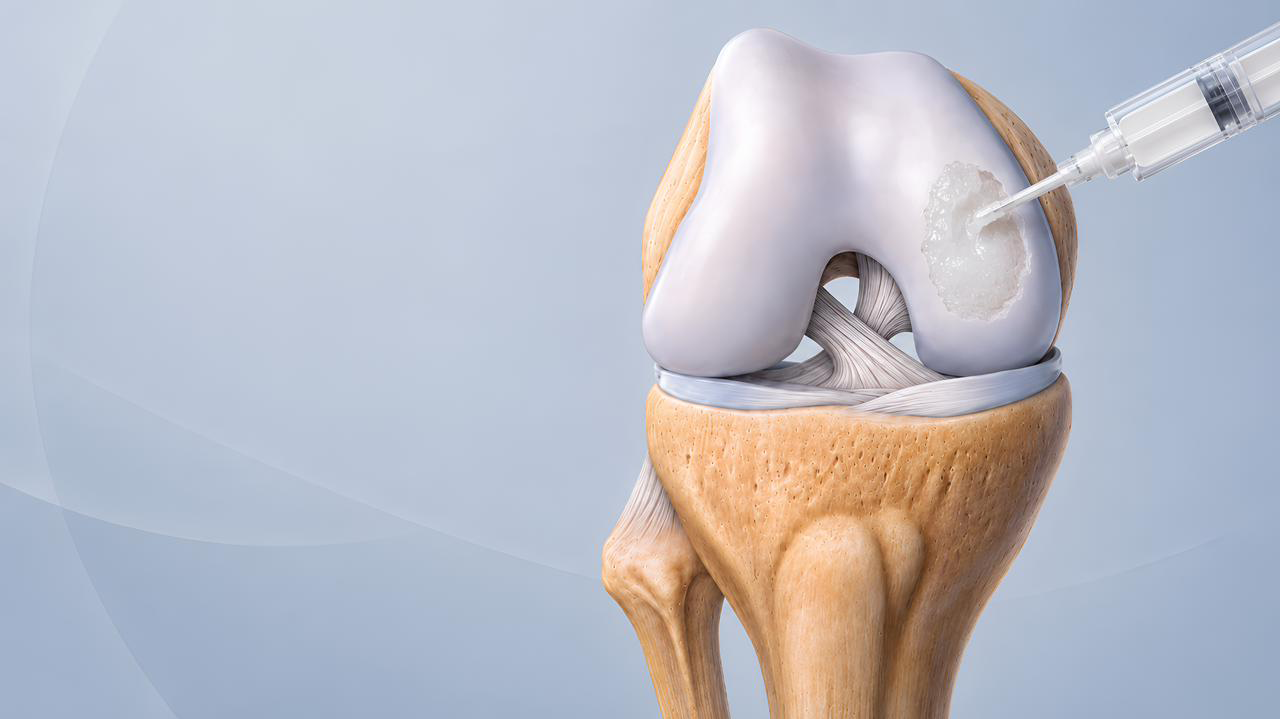 Applicazione artroscopica di matrice cartilaginea